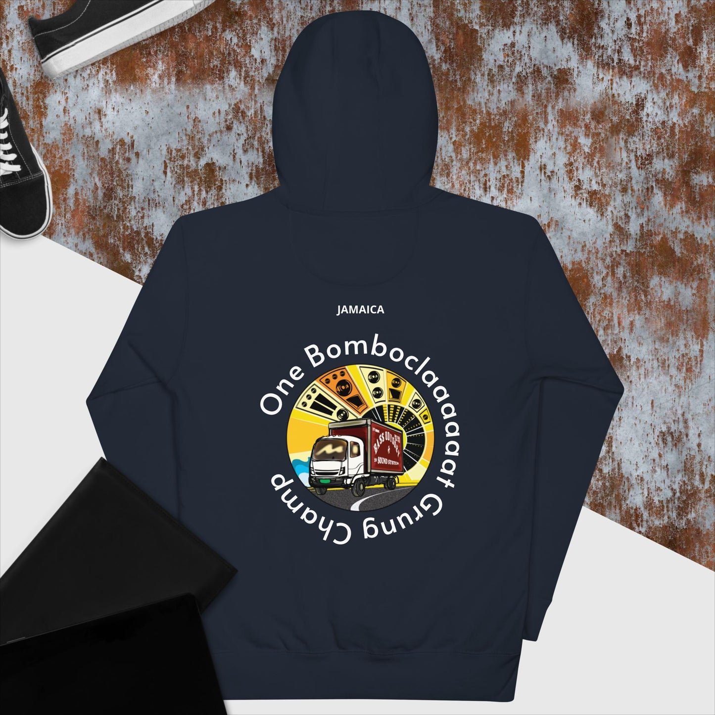 One Grung Champ Hoodie (Embroidery & Print Combo)