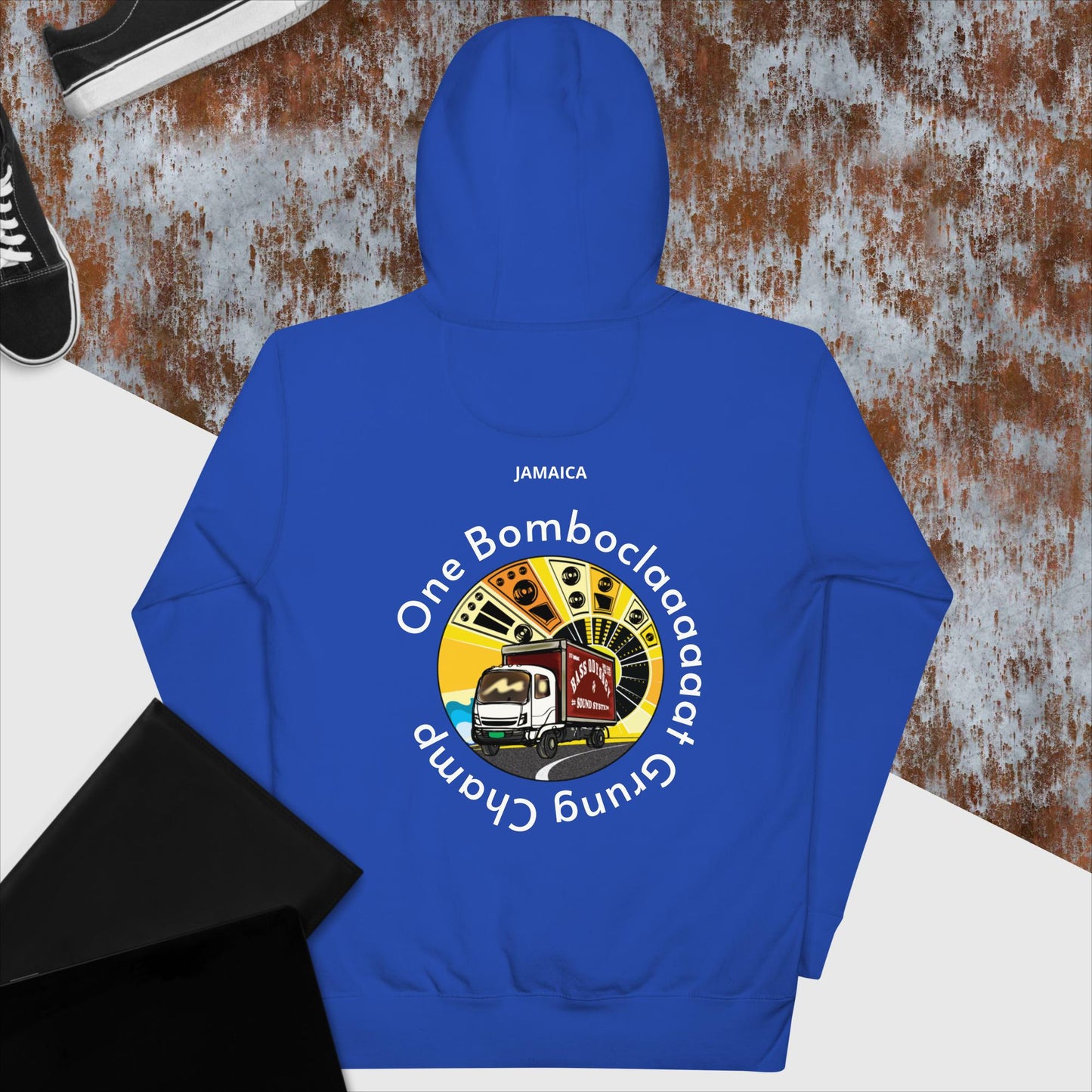 One Grung Champ Hoodie (Embroidery & Print Combo)